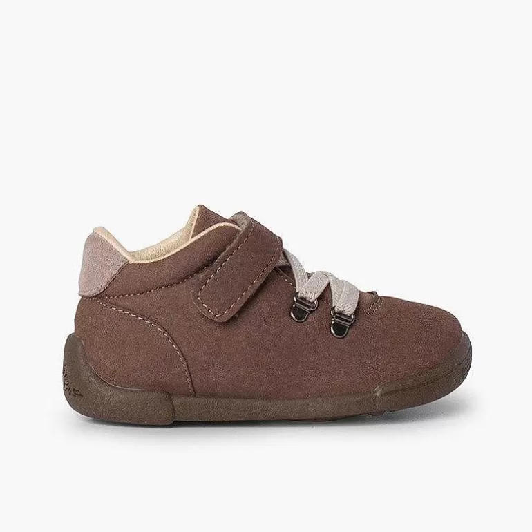 Online Pisamonas Botita Reforzada Cordones Elasticos Y Tira Adherente