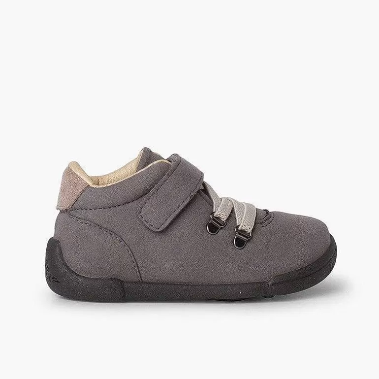 Online Pisamonas Botita Reforzada Cordones Elasticos Y Tira Adherente