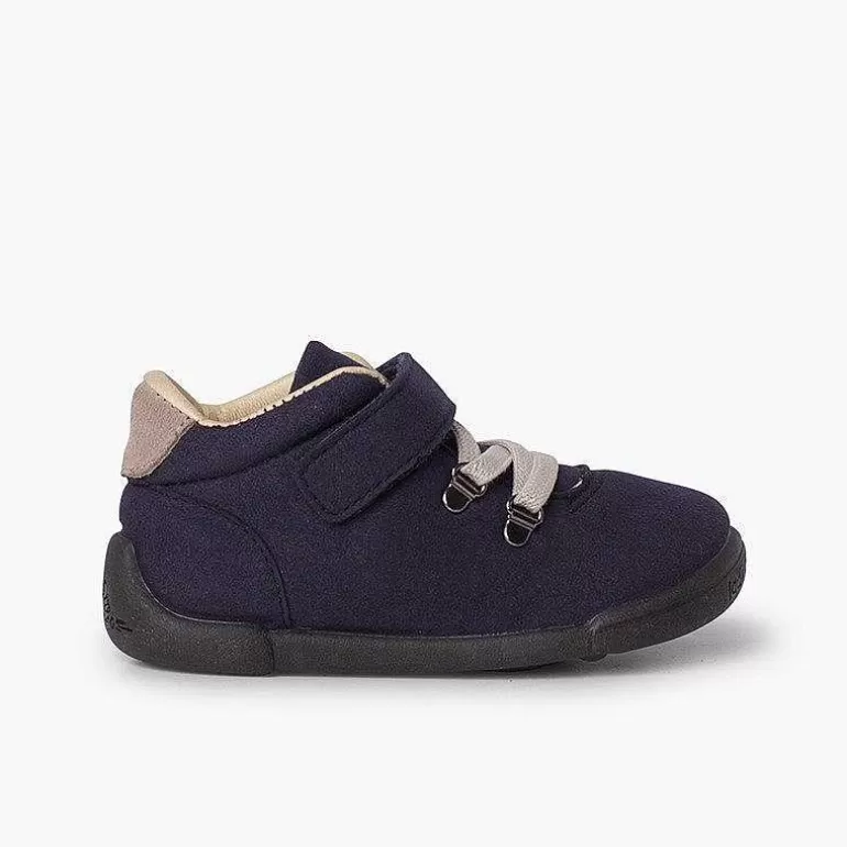 Online Pisamonas Botita Reforzada Cordones Elasticos Y Tira Adherente