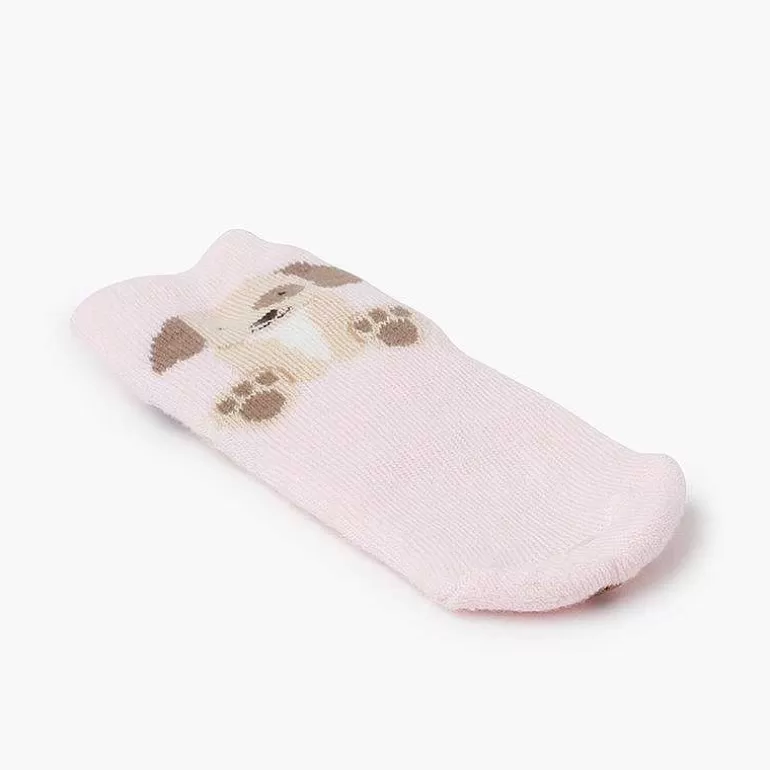 Cheap Pisamonas Calcetines Antideslizantes Perrito Pompon