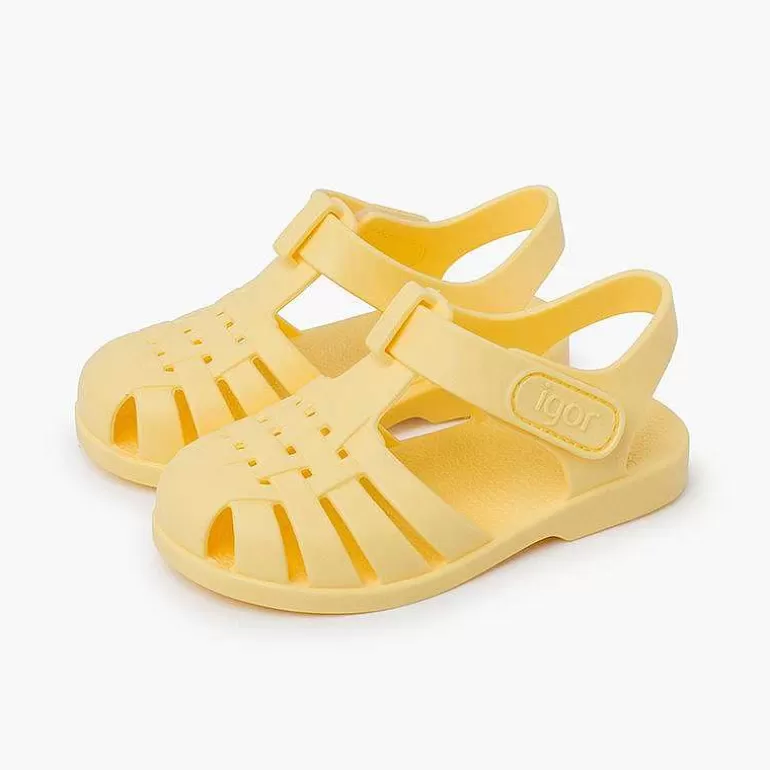 Store Pisamonas Cangrejeras Niños Cierre Adherente Colores Empolvados