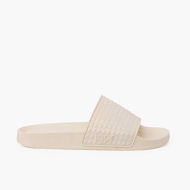 Cheap Pisamonas Chanclas Mujer Tira Ancha Colores Empolvados