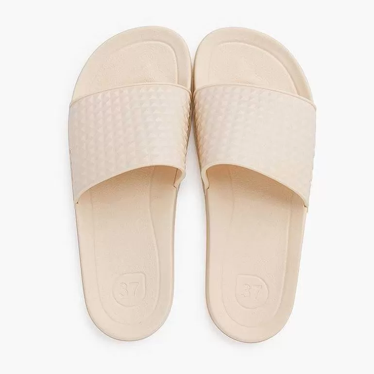 Cheap Pisamonas Chanclas Mujer Tira Ancha Colores Empolvados