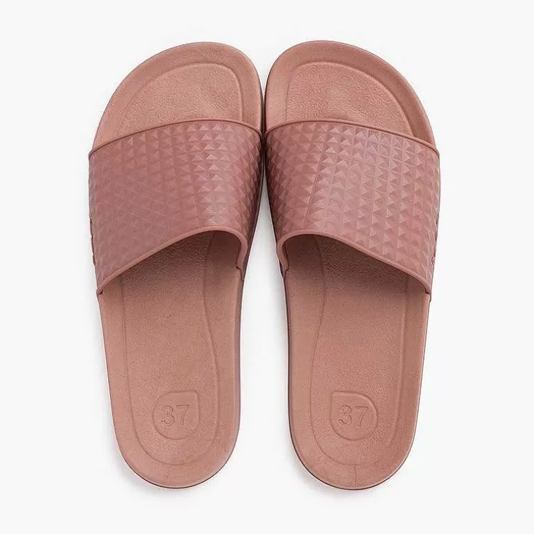Cheap Pisamonas Chanclas Mujer Tira Ancha Colores Empolvados