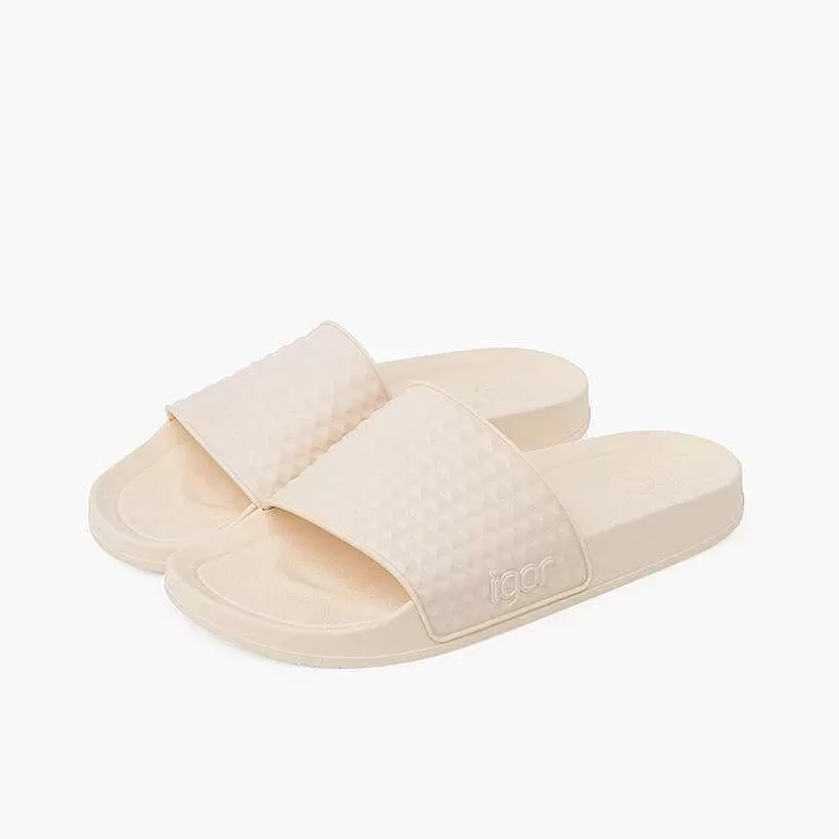 Cheap Pisamonas Chanclas Mujer Tira Ancha Colores Empolvados