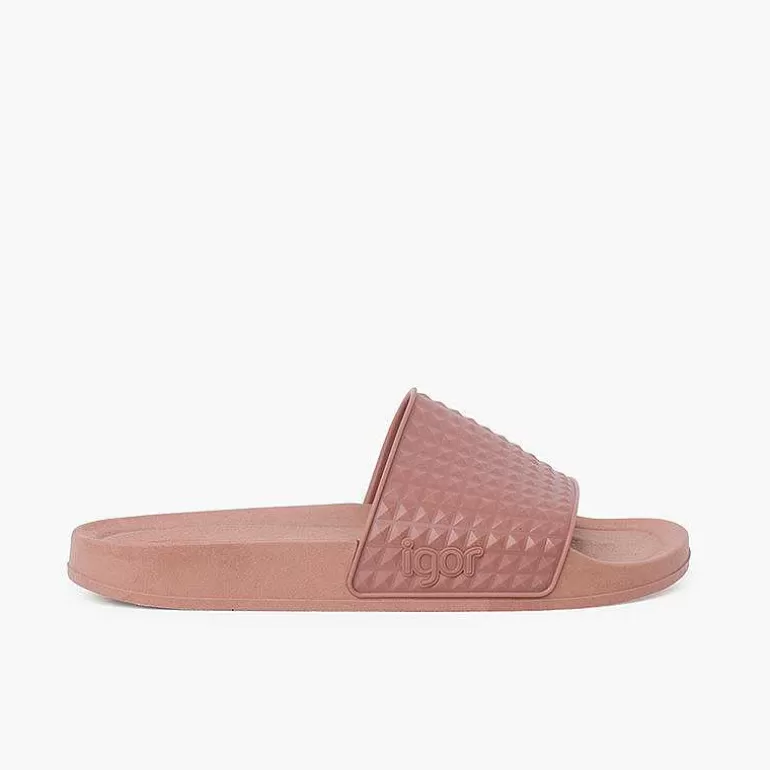 Cheap Pisamonas Chanclas Mujer Tira Ancha Colores Empolvados