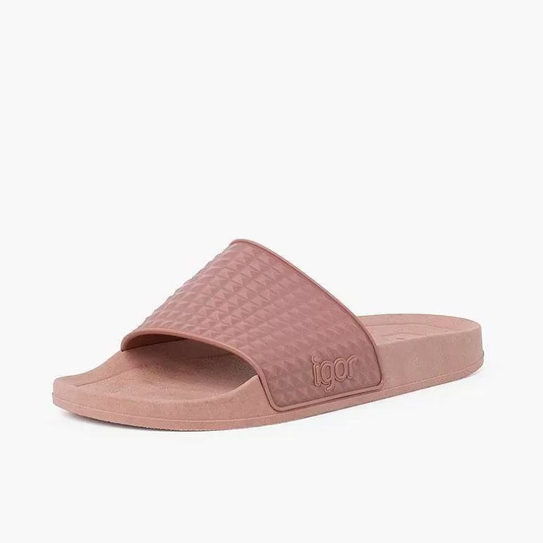 Cheap Pisamonas Chanclas Mujer Tira Ancha Colores Empolvados