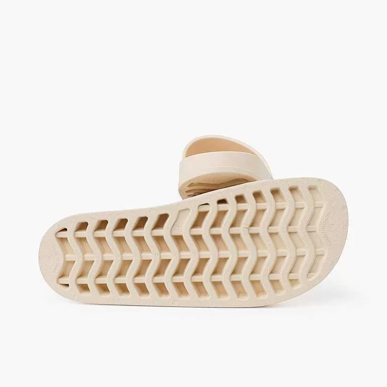 Cheap Pisamonas Chanclas Mujer Tira Ancha Colores Empolvados