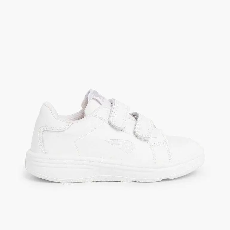 Outlet Pisamonas Deportivas / Zapatillas De Deporte Niños Tallas Altas Color Blanco