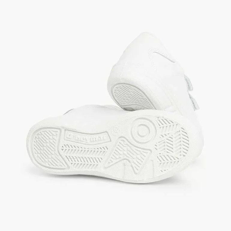 Outlet Pisamonas Deportivas / Zapatillas De Deporte Niños Tallas Altas Color Blanco