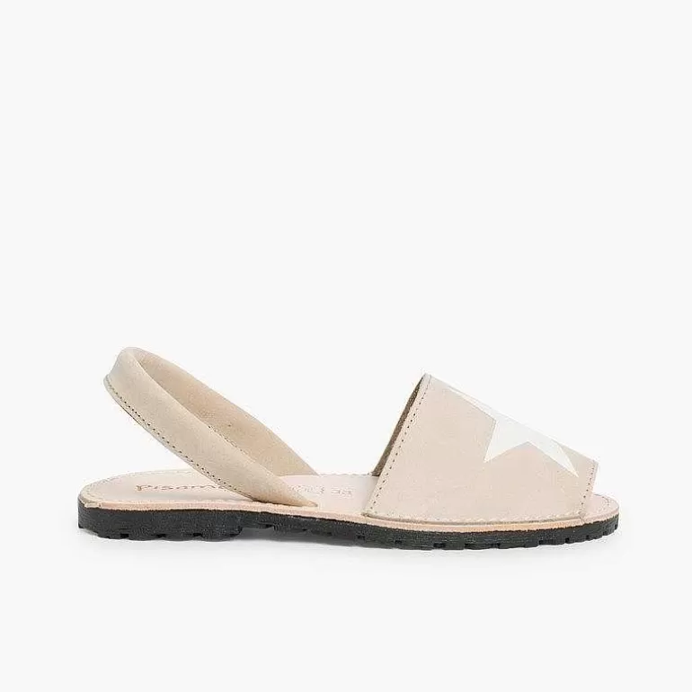 Best Sale Pisamonas Menorquinas Avarcas Nobuck Con Estrella