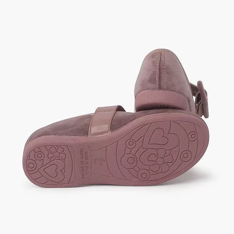 Best Sale Pisamonas Mercedita Terciopelo Tira Ancha Tipo Charol