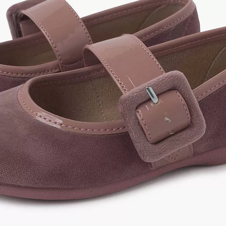 Best Sale Pisamonas Mercedita Terciopelo Tira Ancha Tipo Charol