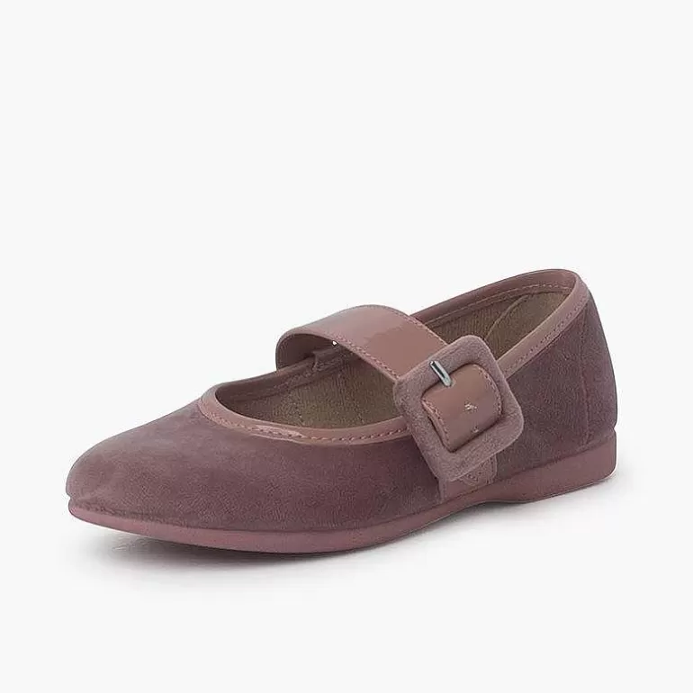 Best Sale Pisamonas Mercedita Terciopelo Tira Ancha Tipo Charol