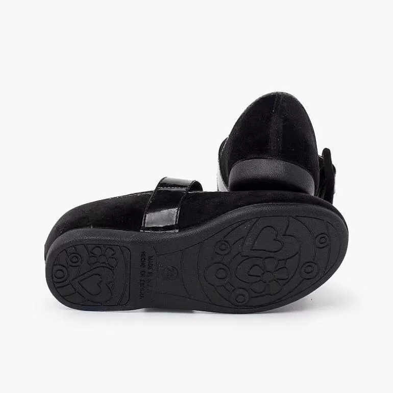 Best Sale Pisamonas Mercedita Terciopelo Tira Ancha Tipo Charol