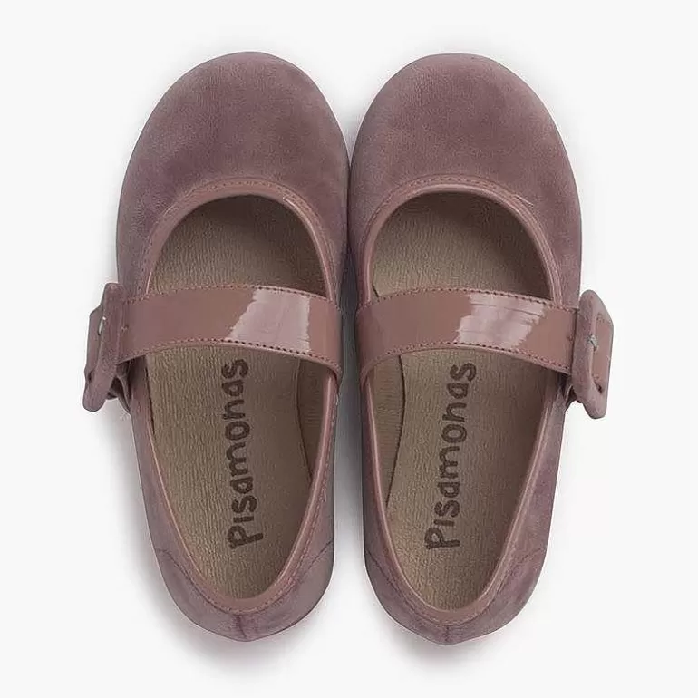 Best Sale Pisamonas Mercedita Terciopelo Tira Ancha Tipo Charol
