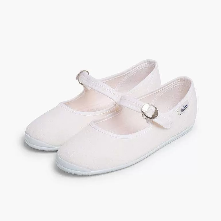 Best Sale Pisamonas Merceditas Niña Tela La Cadena