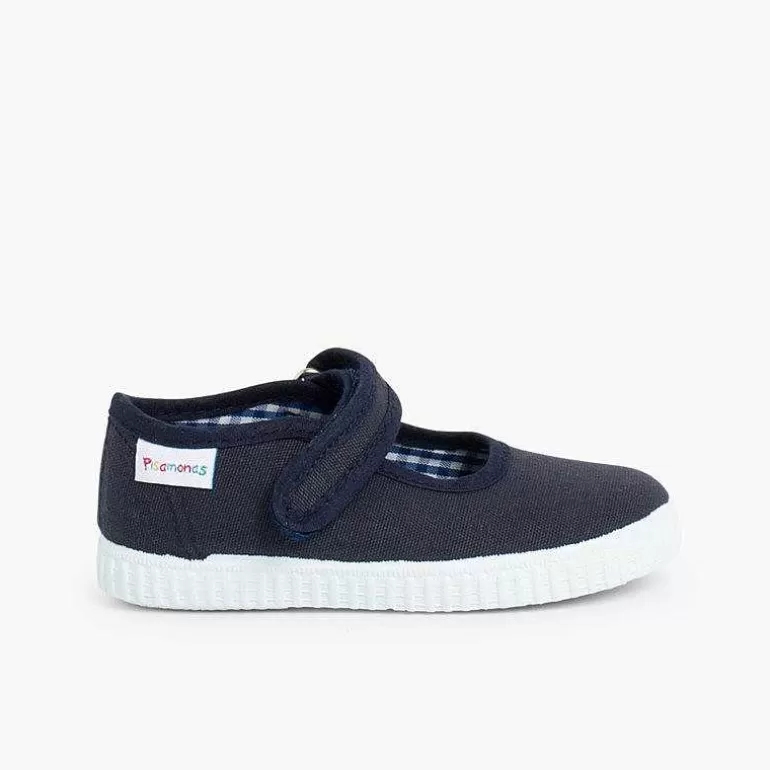 Store Pisamonas Merceditas Niña Tira Adherente Suela Tipo Zapatillas