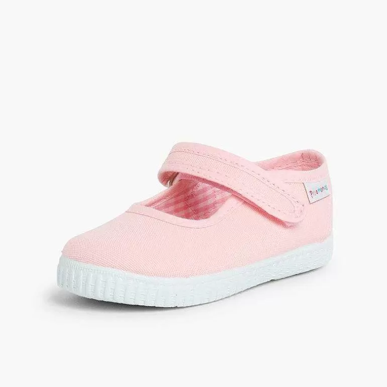 Store Pisamonas Merceditas Niña Tira Adherente Suela Tipo Zapatillas