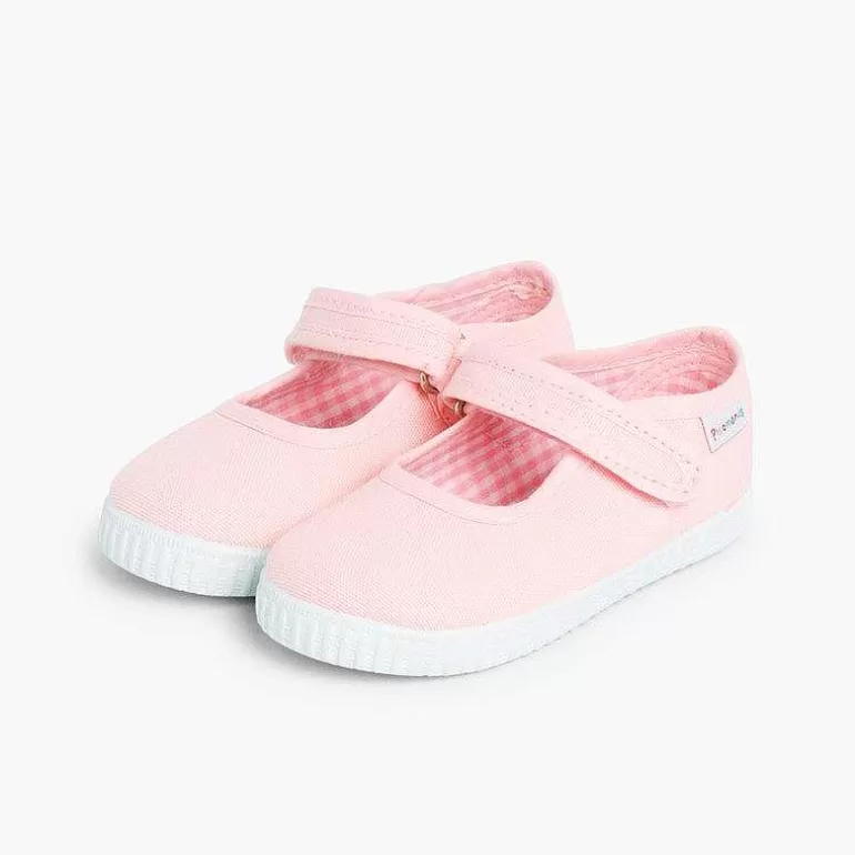 Store Pisamonas Merceditas Niña Tira Adherente Suela Tipo Zapatillas