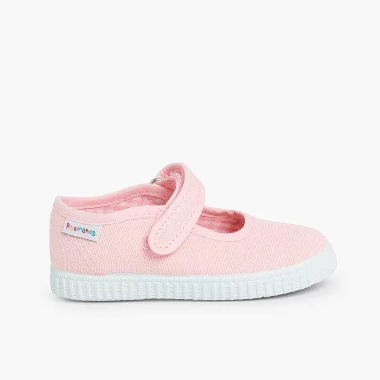 Store Pisamonas Merceditas Niña Tira Adherente Suela Tipo Zapatillas