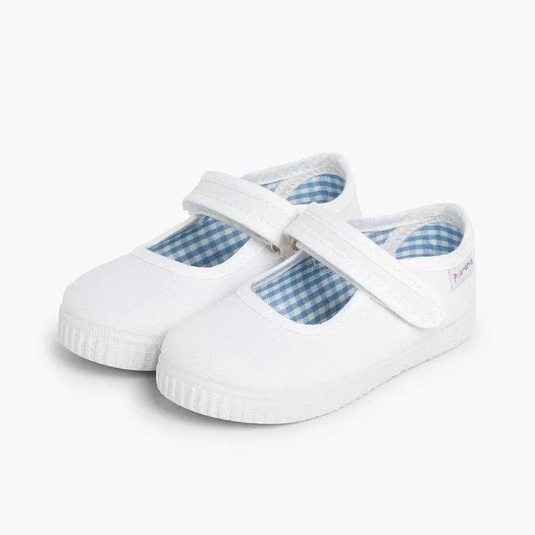 Store Pisamonas Merceditas Niña Tira Adherente Suela Tipo Zapatillas