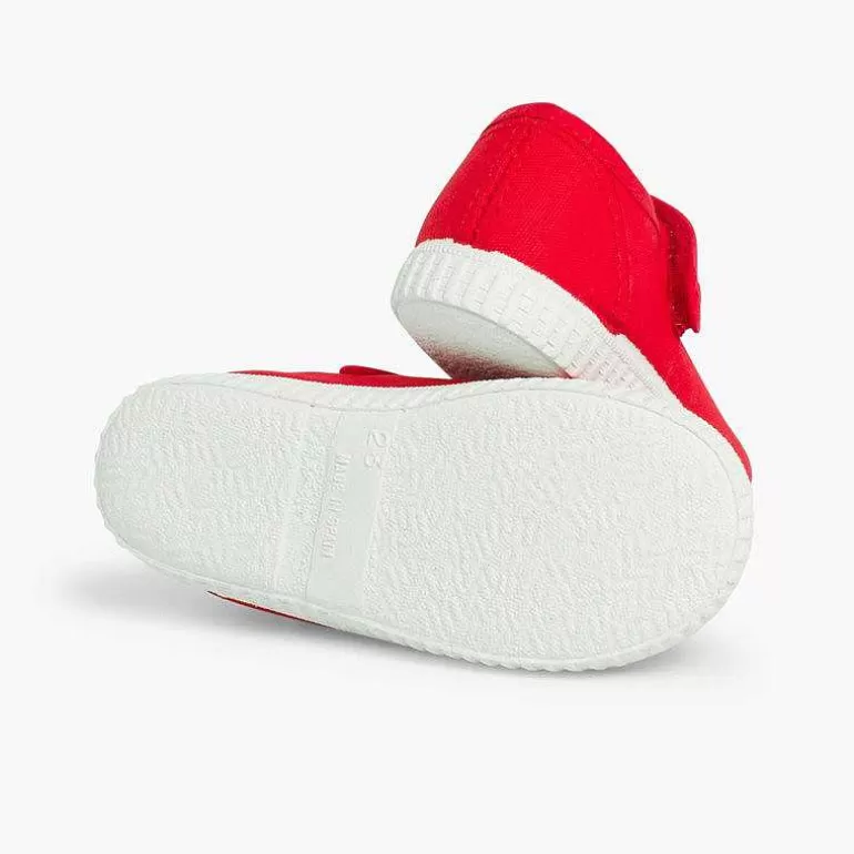 Store Pisamonas Merceditas Niña Tira Adherente Suela Tipo Zapatillas