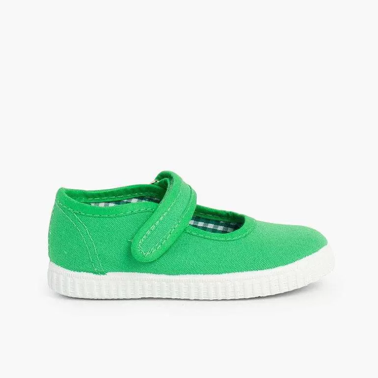 Store Pisamonas Merceditas Niña Tira Adherente Suela Tipo Zapatillas