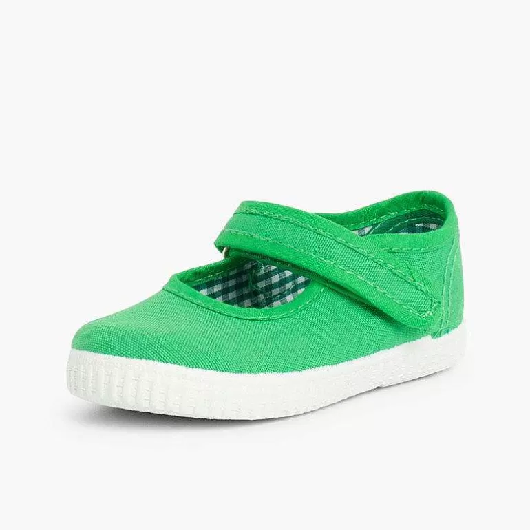 Store Pisamonas Merceditas Niña Tira Adherente Suela Tipo Zapatillas