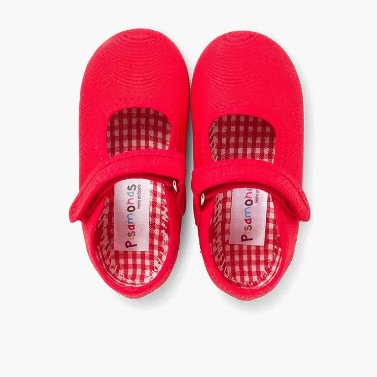 Store Pisamonas Merceditas Niña Tira Adherente Suela Tipo Zapatillas
