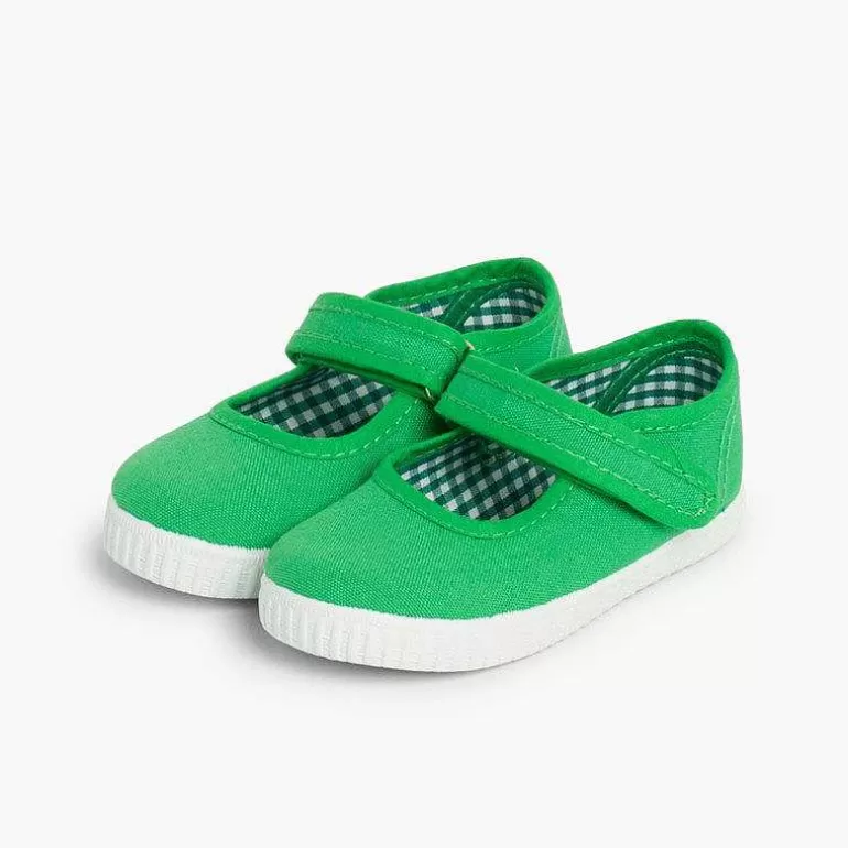 Store Pisamonas Merceditas Niña Tira Adherente Suela Tipo Zapatillas