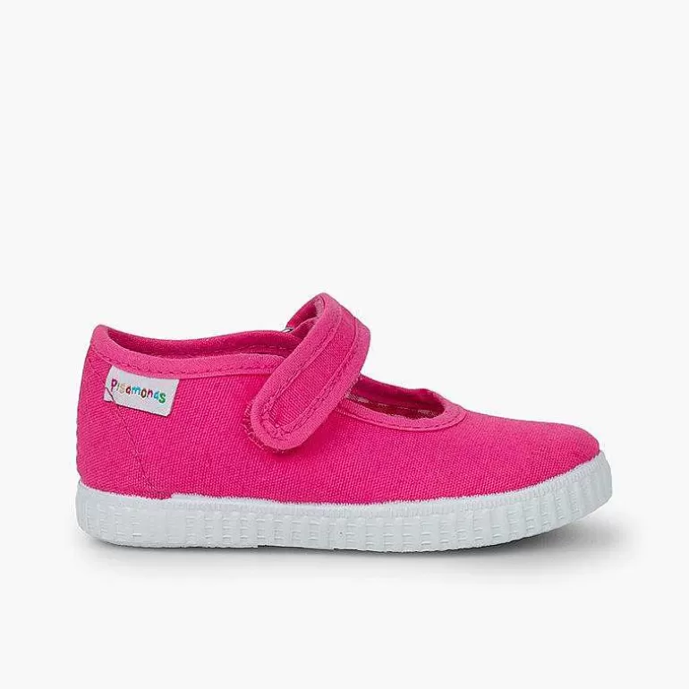 Store Pisamonas Merceditas Niña Tira Adherente Suela Tipo Zapatillas
