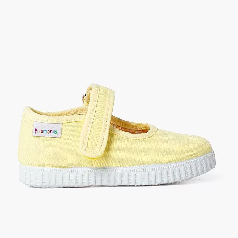 Store Pisamonas Merceditas Niña Tira Adherente Suela Tipo Zapatillas