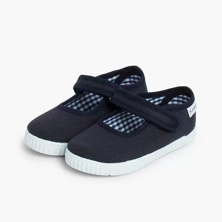 Store Pisamonas Merceditas Niña Tira Adherente Suela Tipo Zapatillas