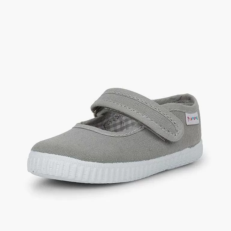 Store Pisamonas Merceditas Niña Tira Adherente Suela Tipo Zapatillas