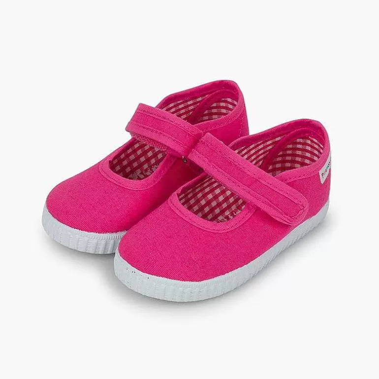 Store Pisamonas Merceditas Niña Tira Adherente Suela Tipo Zapatillas