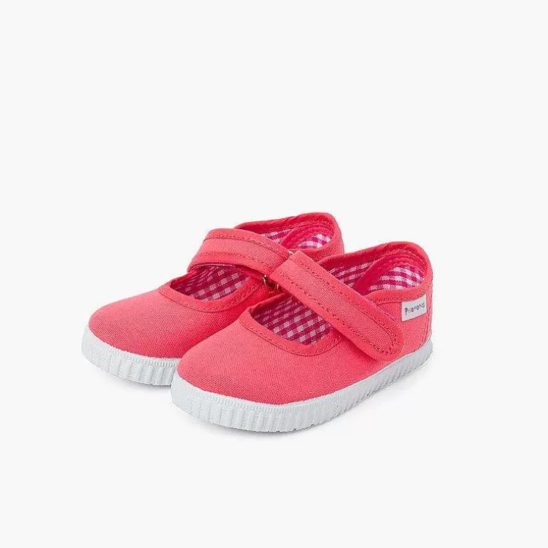 Store Pisamonas Merceditas Niña Tira Adherente Suela Tipo Zapatillas