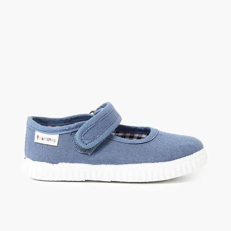 Store Pisamonas Merceditas Niña Tira Adherente Suela Tipo Zapatillas