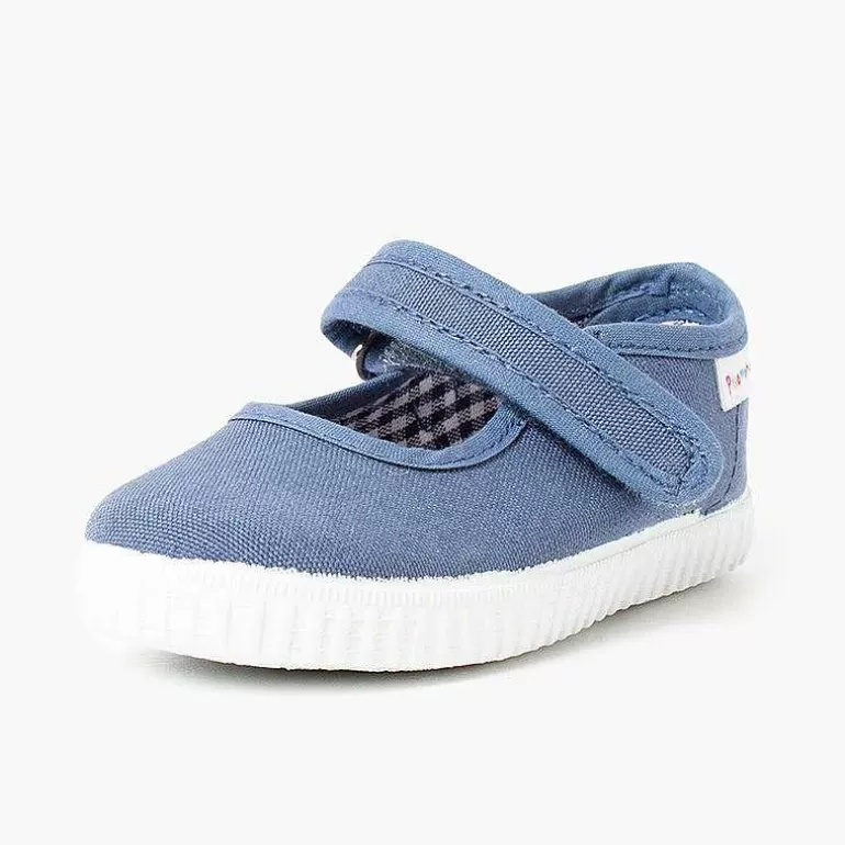Store Pisamonas Merceditas Niña Tira Adherente Suela Tipo Zapatillas
