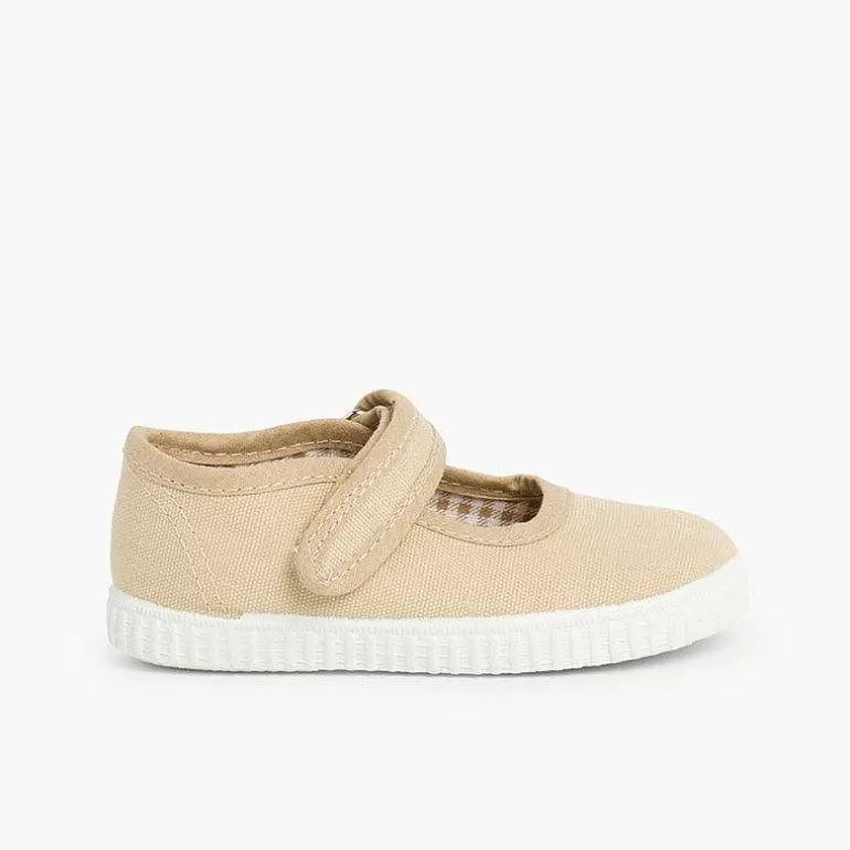 Store Pisamonas Merceditas Niña Tira Adherente Suela Tipo Zapatillas