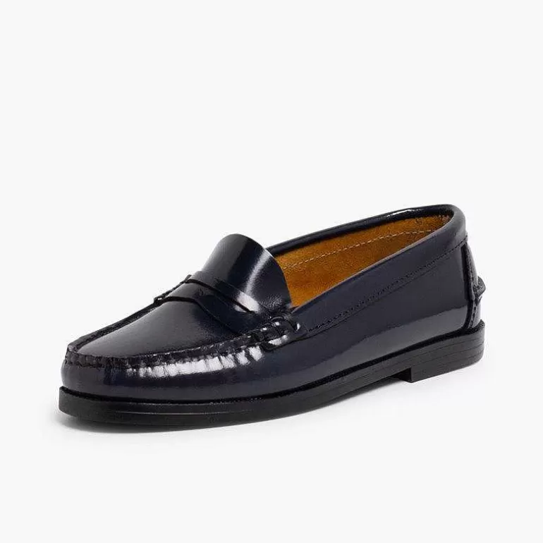 Shop Pisamonas Mocasines Niña Colegio Castellanos Piel