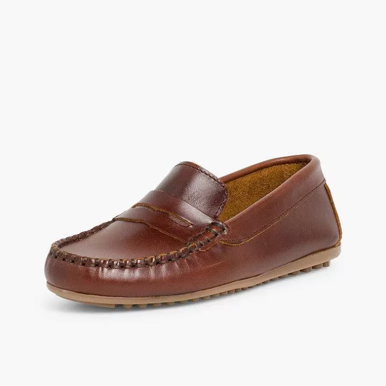 Fashion Pisamonas Mocasines Niño Cuero Antifaz