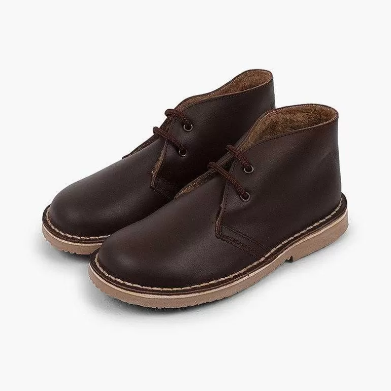 Clearance Pisamonas Pisacacas Piel Cordones Forro Tipo Borrego