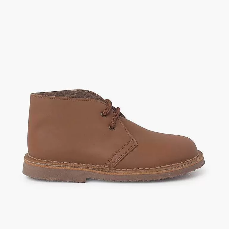 Clearance Pisamonas Pisacacas Piel Cordones Forro Tipo Borrego
