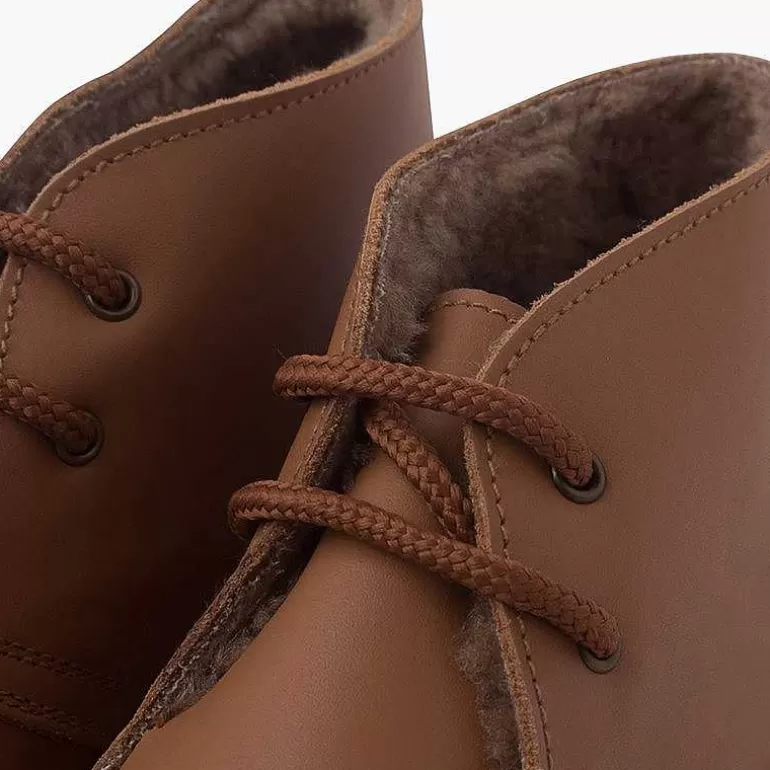 Clearance Pisamonas Pisacacas Piel Cordones Forro Tipo Borrego