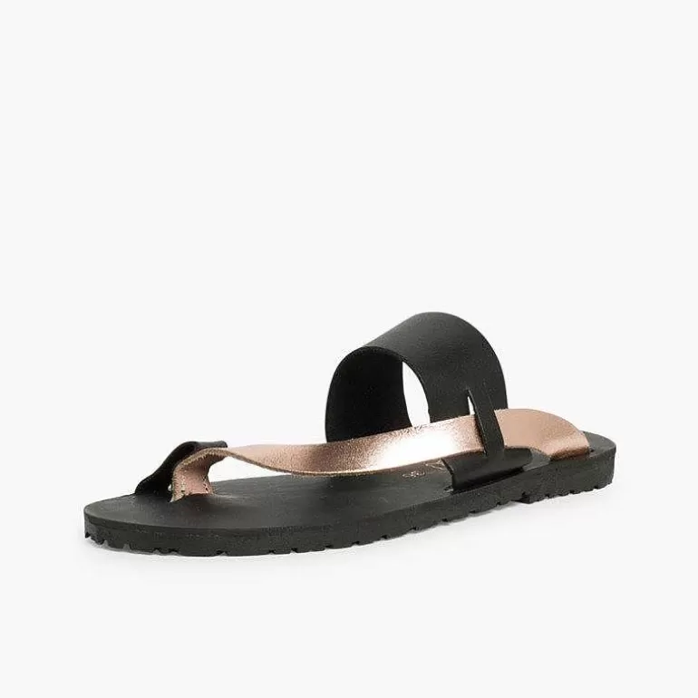 Best Sale Pisamonas Sandalias De Dedo Metalizadas Niña Y Mujer