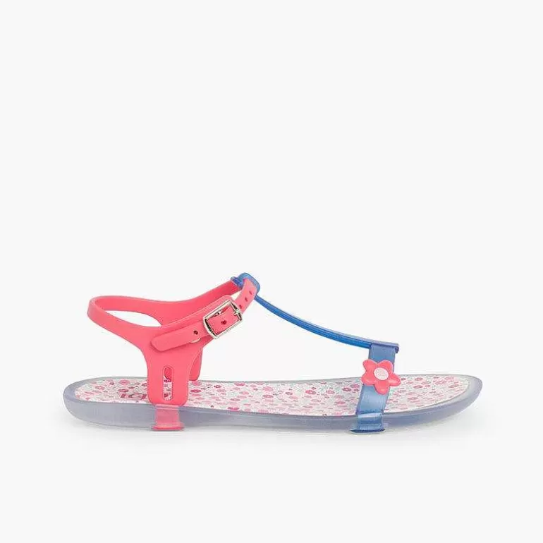 Online Pisamonas Sandalias De Goma Niña Tricia Flores