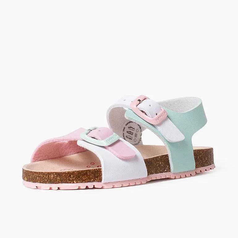 Sale Pisamonas Sandalias Niña Bio Multicolor Doble Hebilla Color Multicolor