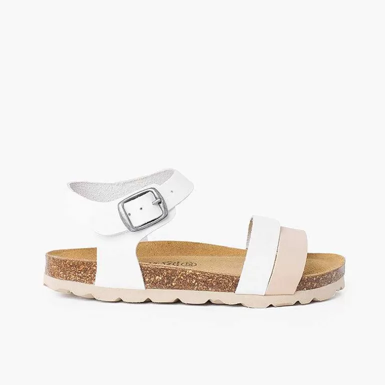 Flash Sale Pisamonas Sandalias Niña Bio Tiras Bicolor