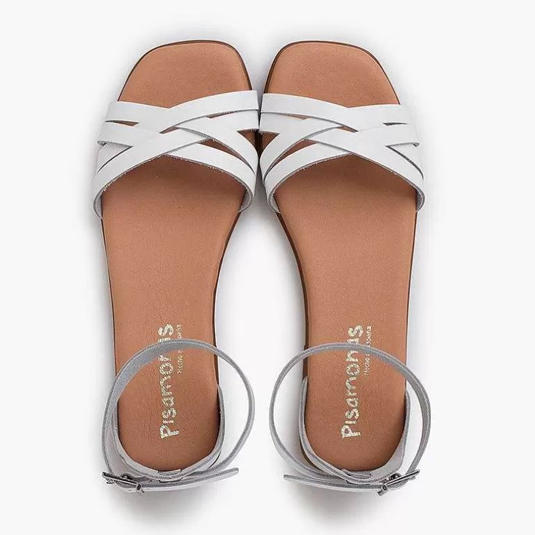 Best Pisamonas Sandalias Niña Y Mujer En Piel Con Tiras Y Talonera